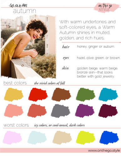 Warm Autumn – Best and Worst Colors to Wear | on the go style